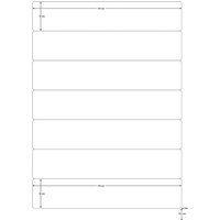 700 Stck. memo Laser-Rückenschilder 192x38 blanko – Ansicht 1
