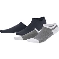 2er-Pack Living Crafts Bio-Damen-Sneaker-Socken "Abby" navy/white, Gr. 35/38 – Ansicht 1