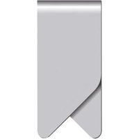 Promoclip, Büroklammer aus Federstahl, blanko, silber, 29 x 14 mm, 25 Stk. – Ansicht 1