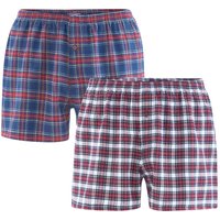 Living Crafts 2er-Pack Bio-Herren-Boxershorts "BORIS", tartan, Gr. L – Ansicht 1