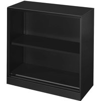 Regal "CONTACT", Höhe 91,5 cm (BxT) 100 x 43,5 , schwarz – Ansicht 1