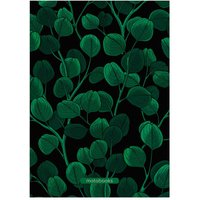 Matabooks Notizbuch mit Hardcover aus Graspapier Eucalyptus, A5, 142 Blatt