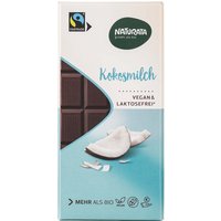 NATURATA Bio-Schokoladenkuvertüre "Kokosmilch", vegan, 100 g