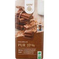 GEPA Bio-Schokolade "Vollmilch Pur 37%" 100 g