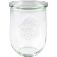 Weck Tulpenglas, Einmachglas mit Deckel, 1062 ml, 14,7 cm x Ø 10 cm