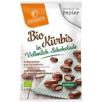 Landgarten Bio-Kürbiskerne in Vollmilch-Schokolade, 50 g