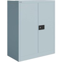 BISLEY Stahlschrank mit Flügeltüren "UNIVERSAL" B 80xT40xH100 cm, lichtgrau