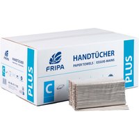Fripa 3600 Papierhandtücher 25 x 33 cm, 1-lagig, natur, C-Falz