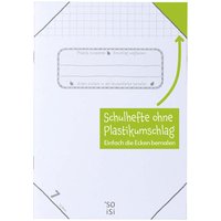 Soisi Recycling-Schulheft DIN A5 Nr. 7 Großkaro ohne Rand