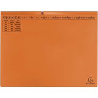 25 Exacompta Hängehefter "Exaflex Premium", mit 2 Abheftvor. für Linksheftung, orange