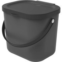 rotho Abfallbehälter "ALBULA" aus Recyclingkunststoff, 6 l, anthrazit