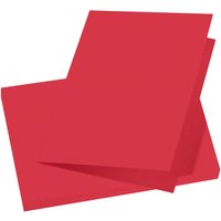 25 Clairefontaine Doppelkarten 'Pollen' C6, 210 g/m² rot