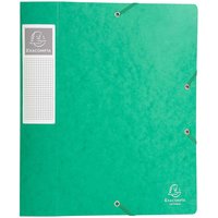 10 Exacompta Archivboxen aus Colorspan-Karton, 600 g/m², DIN A4, grün, RB 60 mm