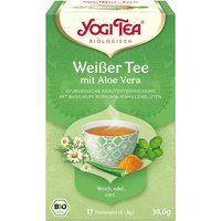YOGI TEA Bio-Kräutertee "Weißer Tee mit Aloe Vera", 30,6 g