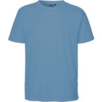 Neutral Bio-Unisex-T-Shirt mit Rundhalsausschnitt, dusty indigo, Gr. L – Ansicht 1