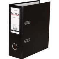10 Falken Ordner, kaschierter Karton PP, 250 g/m², DIN A5 hoch, RB 80 mm, schwarz