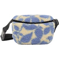 tranquillo Bauchtasche "Zolii" aus Sherpa-Fleece, blue botanics