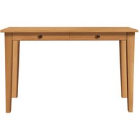 Schreibtisch "Solvita" mit 2 SL, B 120 x T 40 x H 75 cm, Kiefer gelaugt