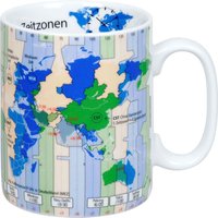 Könitz Tasse "Wissensbecher Zeitzonen"