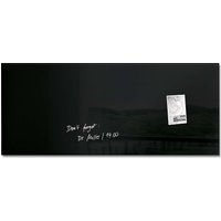 Sigel Glas-Magnettafel 'artverum' 130 x 55 cm, schwarz
