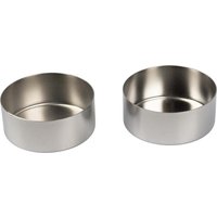 Teelichthülle "Maxi" aus Edelstahl, 2 Stk.
