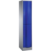 Schließfachschrank 1 Turm lg/bl 2er