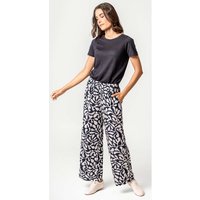 Living Crafts Damen-Hose "MALOU" mit hohem Bund, matisse blue, Gr. 38 – Ansicht 1
