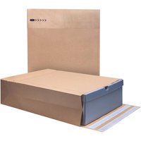 Bong 200 Versandtaschen 'e-Green' 450x350x80 mm (ähnl. C3), 2xHK, braun 100 g/m² – Ansicht 1