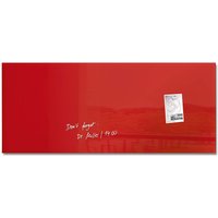 Sigel Glas-Magnettafel "artverum" 130 x 55 cm, rot