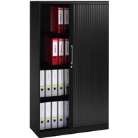 Rollladenschrank "CONTACT", Höhe 163,5 cm (BxT) 100 x 43,5, schwarz
