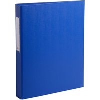 10 Exacompta Ringbücher aus kaschiertem Karton, DIN A4, 2 Ringe, RB 40 mm, blau