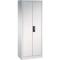 C+P Stahlschrank mit Flügeltüren "Acurado" H1950xB700xT400mm, Lichtgrau/Lichtgrau