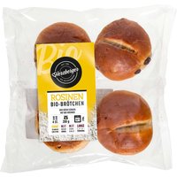 Herzberger Bio-Rosinenbrötchen zum Aufbacken, 4er-Pack, 280 g