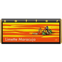 Zotter Bio-Bitter-Schokolade "Limette Maracuja", 70 g