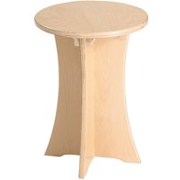 Hocker "Nofretete" aus Buchenholz, belastbar bis 80 kg
