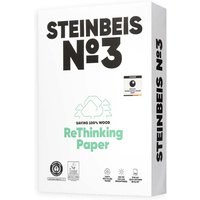 500 Blatt Steinbeis Recycling-Kopierpapier "No.3, PureWhite" DIN A4