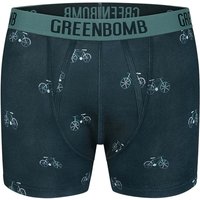 GREENBOMB Bio-Herren-Boxershort 'Bike Color Wheel', mix, Gr. XL – Ansicht 1