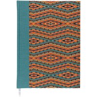 Notizbuch "Ethno Raute" DIN A5 blanko, 96 Blatt – Ansicht 1