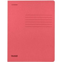 Falken Einschlagmappe mit 3 Klappen 320g/m² rot