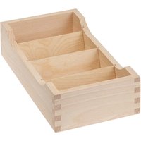 Karteikartenbox aus Holz, DIN A7 – Ansicht 1