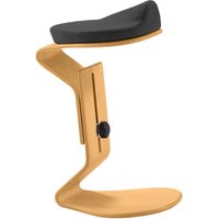 Bewegungshocker "Ercolino" höhenverstellbar mit 3D Sitz, Buche, anthrazit – Ansicht 1