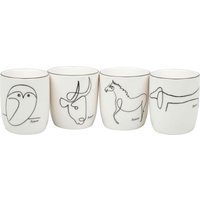 Könitz Becher-Set 'Picasso Animaux', 4 Stück