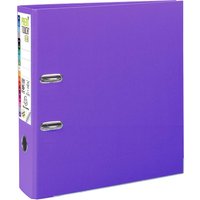 10 Exacompta Premium-Ordner "Prem'Touch", DIN A4 Maxi, lila, RB 80 mm