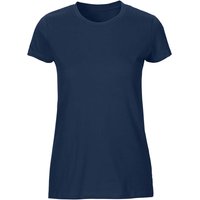 Neutral Bio-Damen-T-Shirt mit Rundhalsausschnitt dunkelblau, Gr. M – Ansicht 1