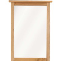 Wandspiegel "Solvita" B 58 x T 7,5 x H 80 cm, Kiefer gelaugt