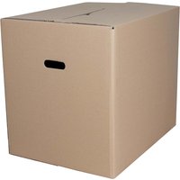 Faltkarton für Umzug oder Archiv mit Griffen 645 x 490 x 560 mm, BC zweiwellig – Ansicht 1