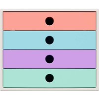 Exacompta Schubladenbox Filibox "Candy Tidy", DIN A4+, sortiert – Ansicht 1