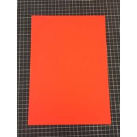 Bio Company Etikettenbogen rot vorgestanzt zum Eindrucken 58mmx38 mm / Aufbau: 3x7