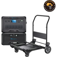 BLUETTI AC300 + B300 Hausbatteriespeicher, AC300+B300+Trolley | 3000 W 3072 Wh Power Kit. mit Wagen