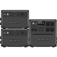 BLUETTI AC240 Tragbare Powerstation | 2400 W 1536 Wh, AC240+2*B210 | 2400W 5836Wh Power-Kit – Ansicht 1